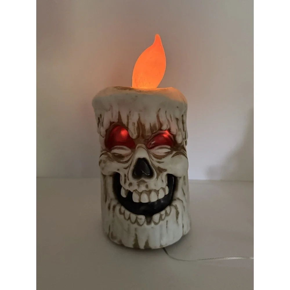 2014 animated rubber singing  dancing LED Halloween Candle  See Video !